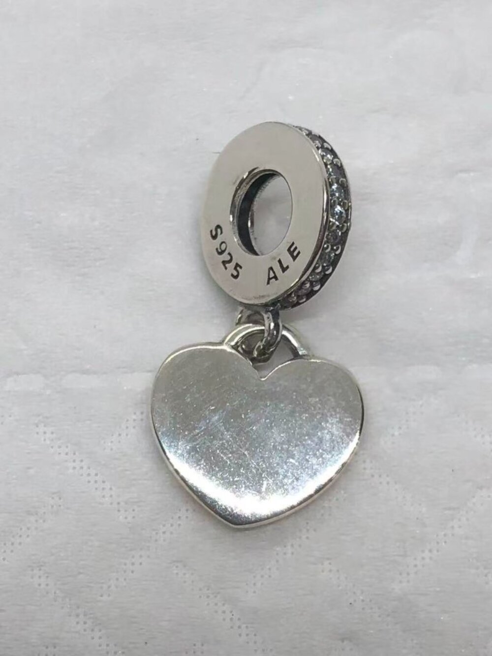 ✨ ✨Pandora Russia I Love You Heart Dangle Charm - Picture 2 of 3